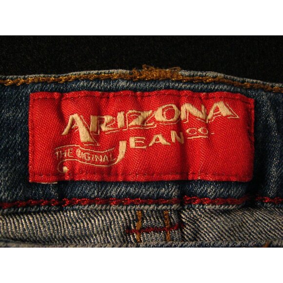 Arizona Kids Bootcut Jeans Tag 12 Regular Elastic Waistband Stretch Blue - Picture 6 of 9
